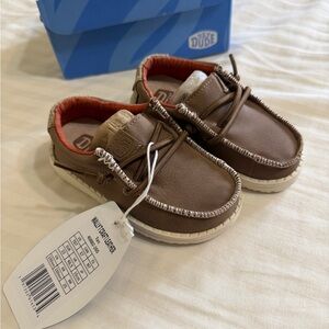 Hey Dude Shoes Leather - size toddler 7